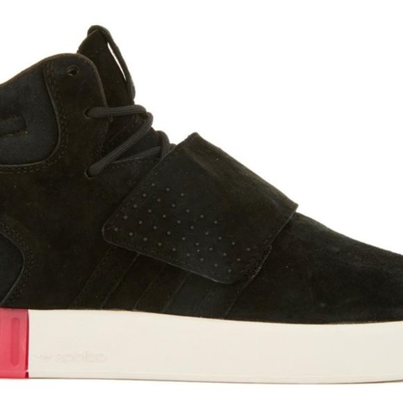 adidas Tubular Invader Strap, Core Black Shock Pink - Size 7.5 - Picture 7 of 8